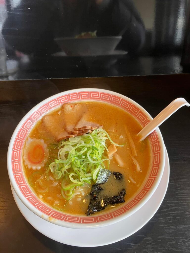 幸楽苑ランチセット味噌ラーメン