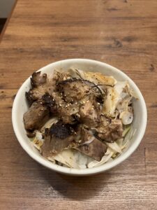 ねぎチャーシュー丼