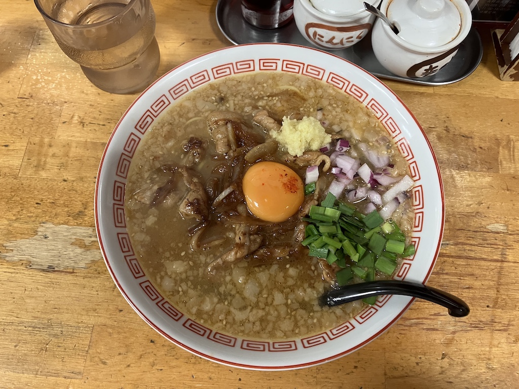 スタミナ式背脂ラーメン