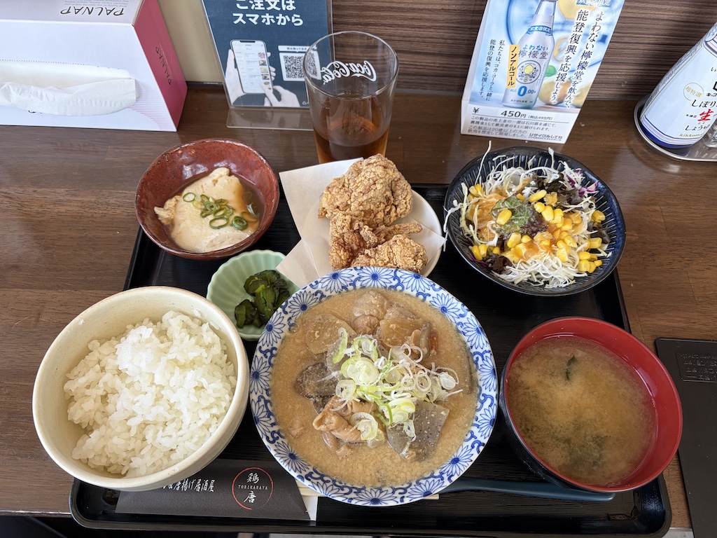 鳥唐家 高田店 もつ煮定食
